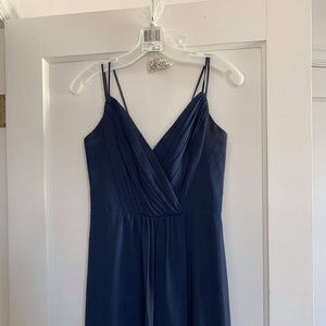 David’s Bridal Bridesmaid dress in Marine color